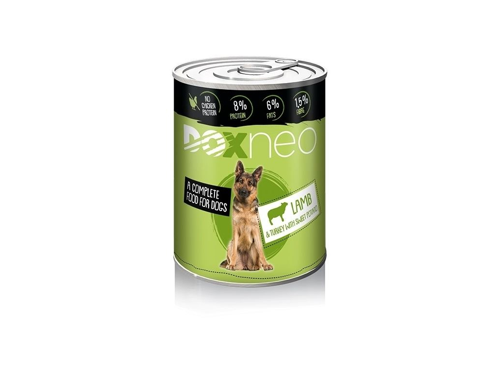 Doxneo Lamb konzerva pro psy 400 g z kategorie Chovatelské potřeby a krmiva pro psy > Krmiva pro psy > Konzervy pro psy