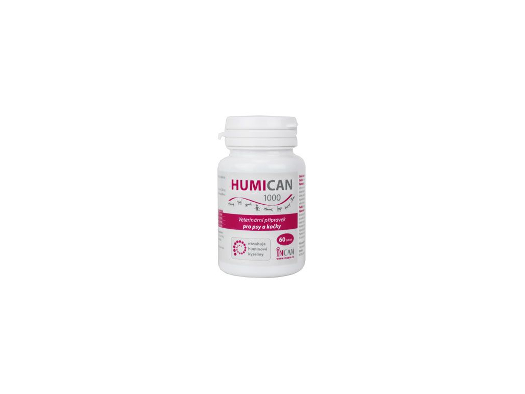 Humican 1000 60 tbl z kategorie Chovatelské potřeby a krmiva pro psy > Vitamíny a léčiva pro psy > Podpora trávení u psů