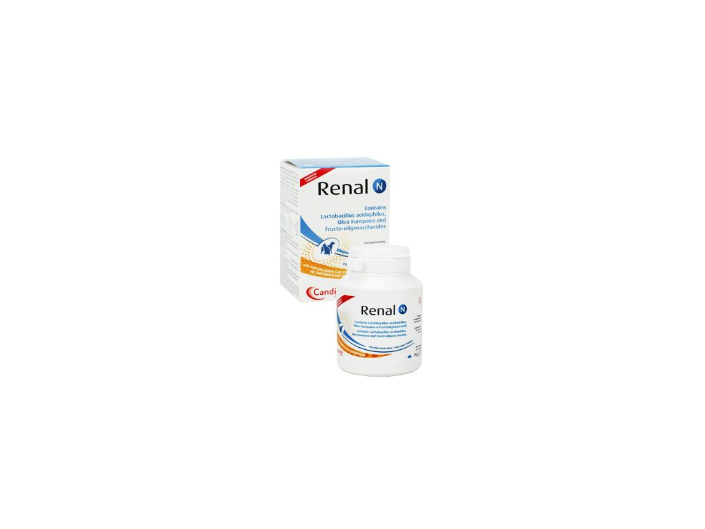 Renal N plv 70g Candioli z kategorie Chovatelské potřeby a krmiva pro kočky > Vitamíny a léčiva pro kočky > Ledviny a játra koček