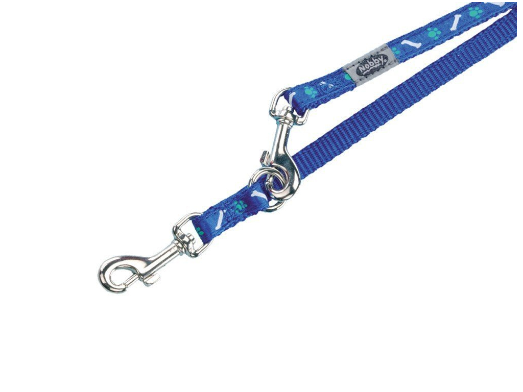 Nobby MINI textilní vodítko 200cm / 10mm modrá z kategorie Chovatelské potřeby a krmiva pro psy > Obojky, vodítka a postroje pro psy > Vodítka pro psy > Klasická vodítka pro psy