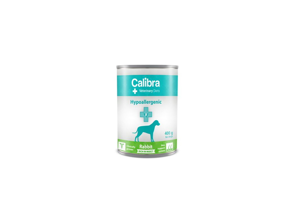 Calibra VD Dog konz. Hypoallergen. Rabbit&Insect 400g z kategorie Chovatelské potřeby a krmiva pro psy > Krmiva pro psy > Konzervy pro psy