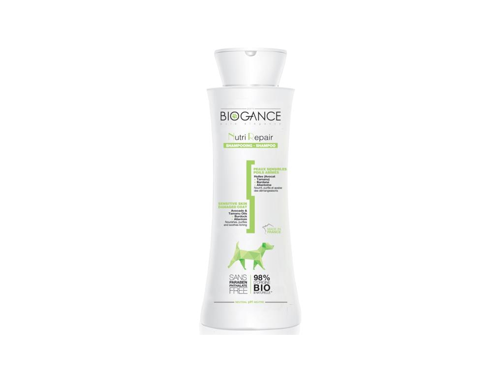 Biogance šampon Nutri repair - protisvědivý 250 ml z kategorie Chovatelské potřeby a krmiva pro psy > Hygiena a kosmetika psa > Šampóny a spreje pro psy