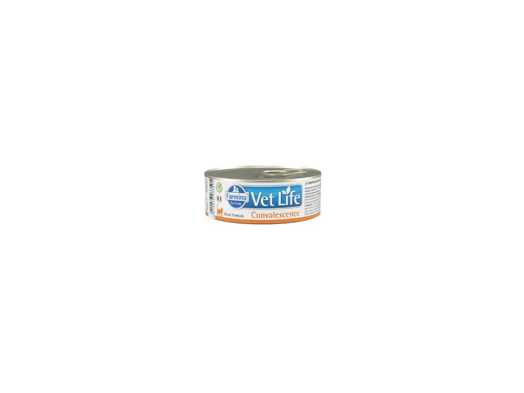 Vet Life Natural Cat konzerva Convalescence 85g z kategorie Chovatelské potřeby a krmiva pro kočky > Krmivo a pamlsky pro kočky > Veterinární diety pro kočky