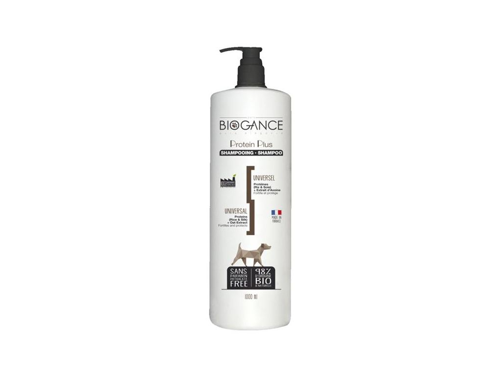 Biogance šampon Protein plus - vyživující 1l z kategorie Chovatelské potřeby a krmiva pro psy > Hygiena a kosmetika psa > Šampóny a spreje pro psy