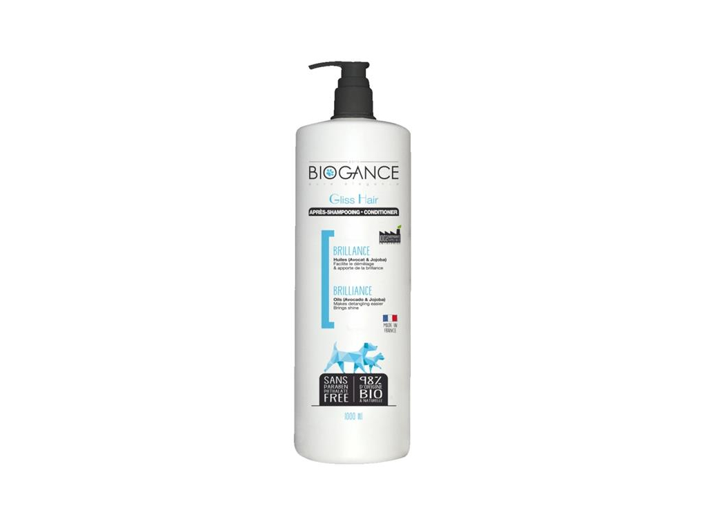 Biogance kondicionér Gliss hair - pro jemnou srst 1l z kategorie Chovatelské potřeby a krmiva pro psy > Hygiena a kosmetika psa > Šampóny a spreje pro psy