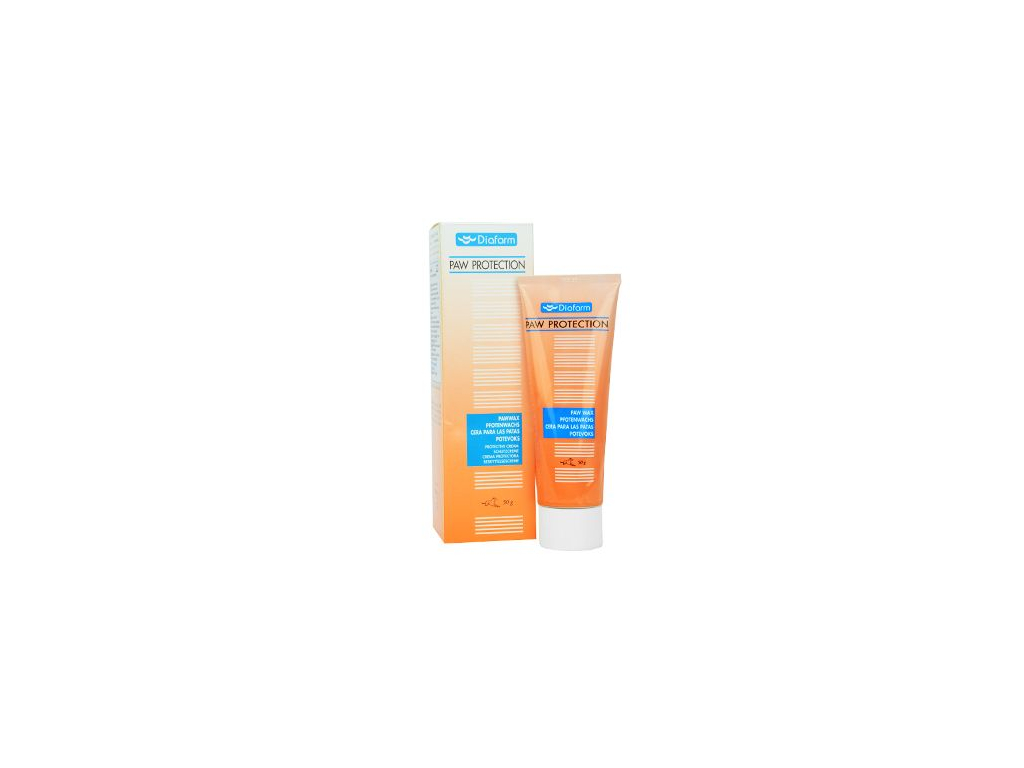 Diafarm PAWWAX ochranný krém na tlapky pro psy 50g z kategorie Chovatelské potřeby a krmiva pro psy > Hygiena a kosmetika psa > Péče o drápky a tlapky u psů