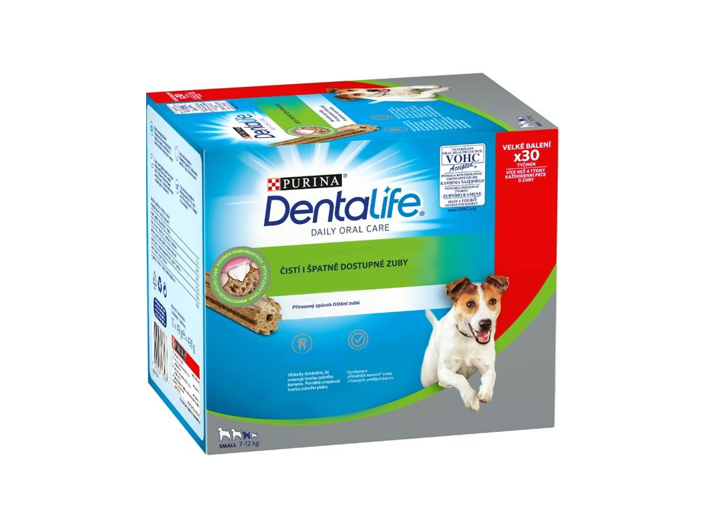 Purina DentaLife multipack S 7-12kg 30 tyčinek z kategorie Chovatelské potřeby a krmiva pro psy > Pamlsky pro psy > Dentální pamlsky pro psy