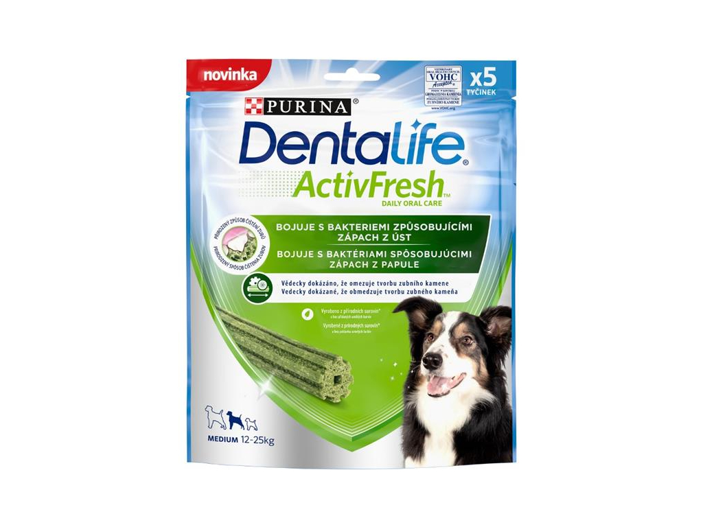 Purina DentaLife Activfresh Medium 115 g z kategorie Chovatelské potřeby a krmiva pro psy > Pamlsky pro psy > Dentální pamlsky pro psy