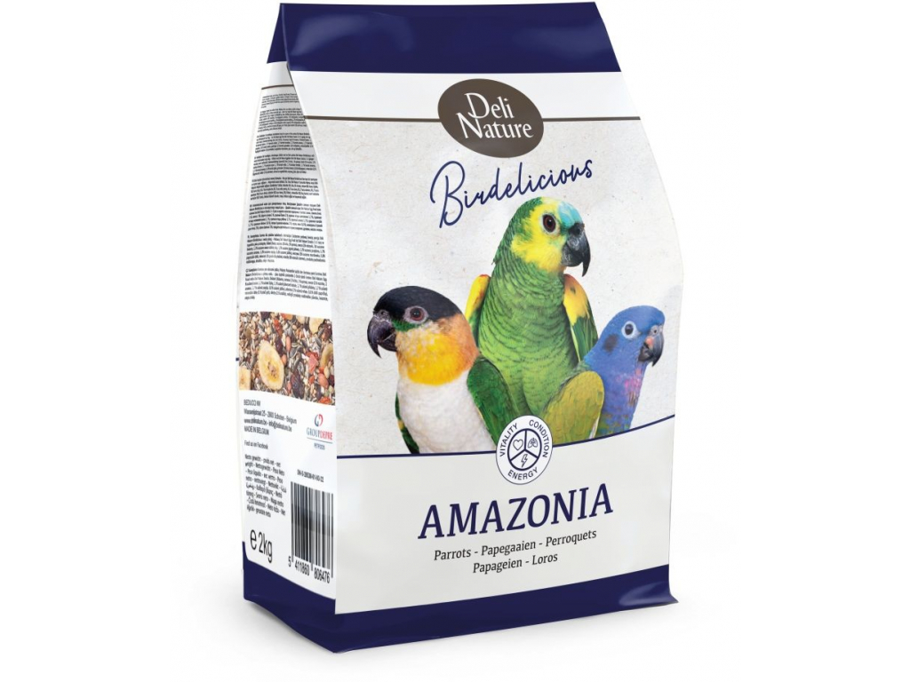 Deli Nature Amazonas Park amazonský papoušek 2 kg z kategorie Chovatelské potřeby pro ptáky a papoušky > Krmivo pro papoušky