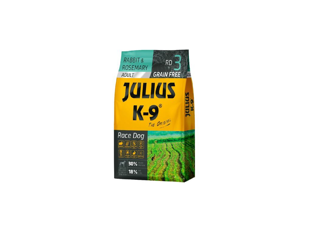 JULIUS K-9 ADULT RABBIT&ROSEMARY 10kg z kategorie Chovatelské potřeby a krmiva pro psy > Krmiva pro psy > Granule pro psy