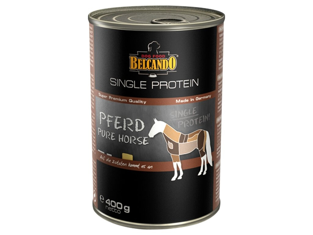 Belcando SP Koňské maso 400 g z kategorie Chovatelské potřeby a krmiva pro psy > Krmiva pro psy > Konzervy pro psy