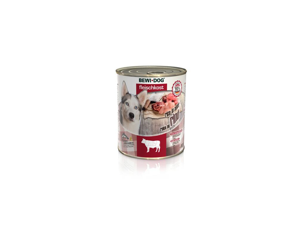 Bewi Dog Bohaté na hovězí 400 g z kategorie Chovatelské potřeby a krmiva pro psy > Krmiva pro psy > Konzervy pro psy