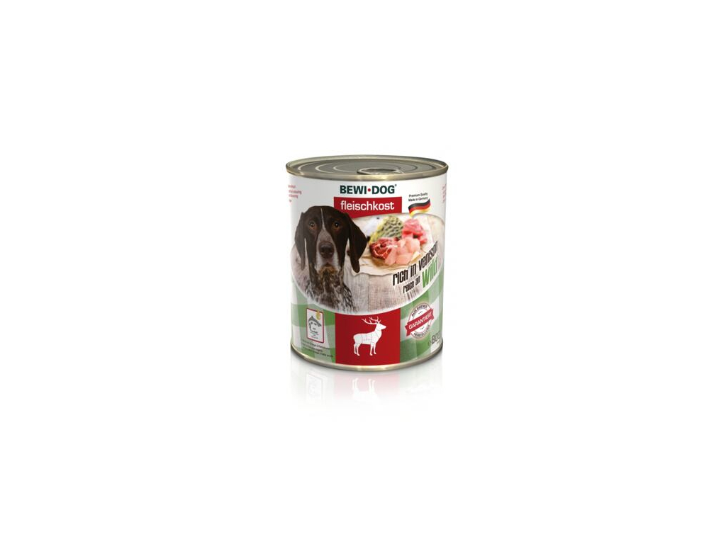 Bewi Dog Bohaté na zvěřinu 400 g z kategorie Chovatelské potřeby a krmiva pro psy > Krmiva pro psy > Konzervy pro psy
