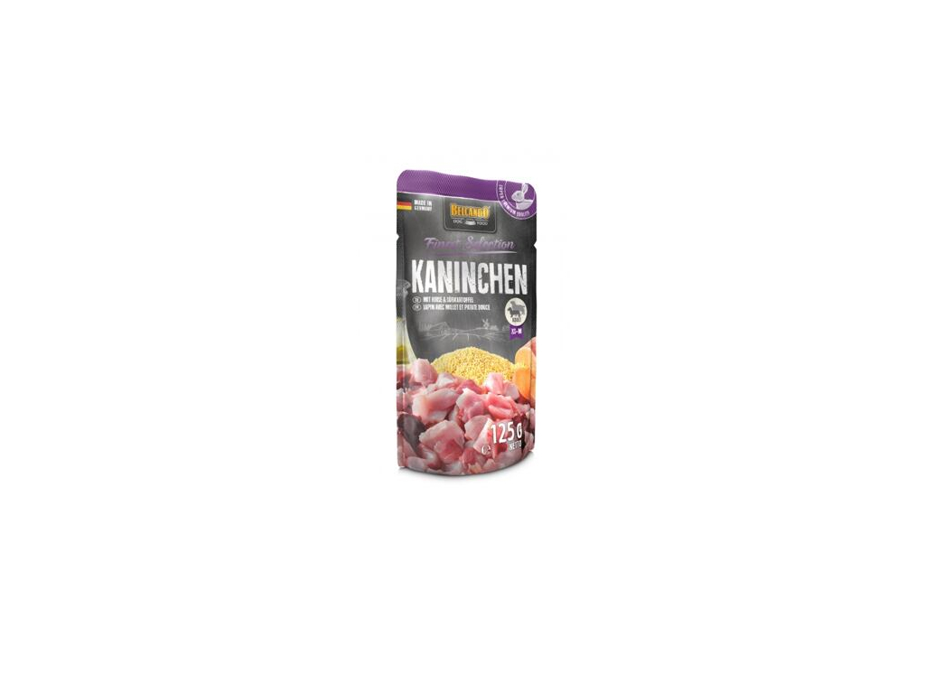 Belcando Králík se sladkými bramborami balení 125 g z kategorie Chovatelské potřeby a krmiva pro psy > Krmiva pro psy > Konzervy pro psy