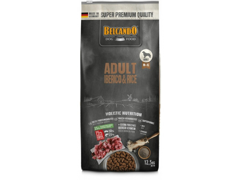 Belcando Adult Iberico & Rice 4 kg z kategorie Chovatelské potřeby a krmiva pro psy > Krmiva pro psy > Granule pro psy