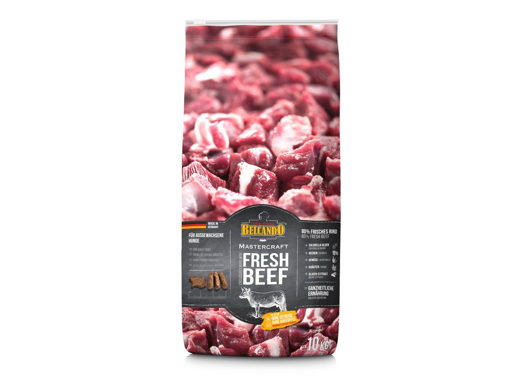 Belcando MasterCraft Fresh Beef s hovězím masem 2,2 kg z kategorie Chovatelské potřeby a krmiva pro psy > Krmiva pro psy > Granule pro psy