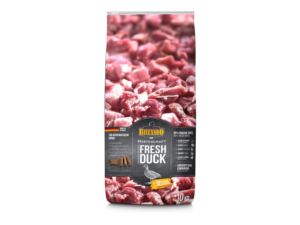 Belcando MasterCraft Fresh Duck s kachním masem 6,2 kg z kategorie Chovatelské potřeby a krmiva pro psy > Krmiva pro psy > Granule pro psy