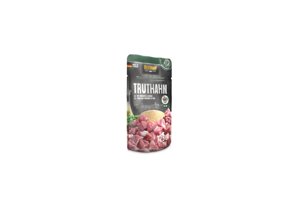Belcando Krůtí s hráškem balení 125 g z kategorie Chovatelské potřeby a krmiva pro psy > Krmiva pro psy > Konzervy pro psy