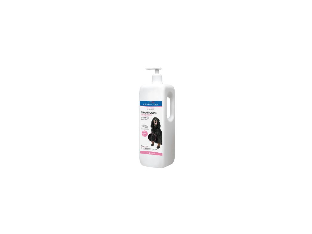 Francodex šampon pro psy černá srst 1L z kategorie Chovatelské potřeby a krmiva pro psy > Hygiena a kosmetika psa > Šampóny a spreje pro psy