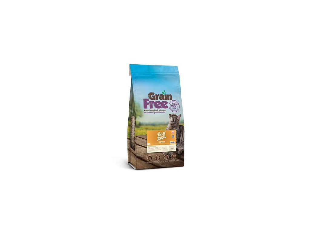 Best Breeder Grain Free Kitten Freshly Prepared Chicken 2 kg z kategorie Chovatelské potřeby a krmiva pro kočky > Krmivo a pamlsky pro kočky > Granule pro kočky