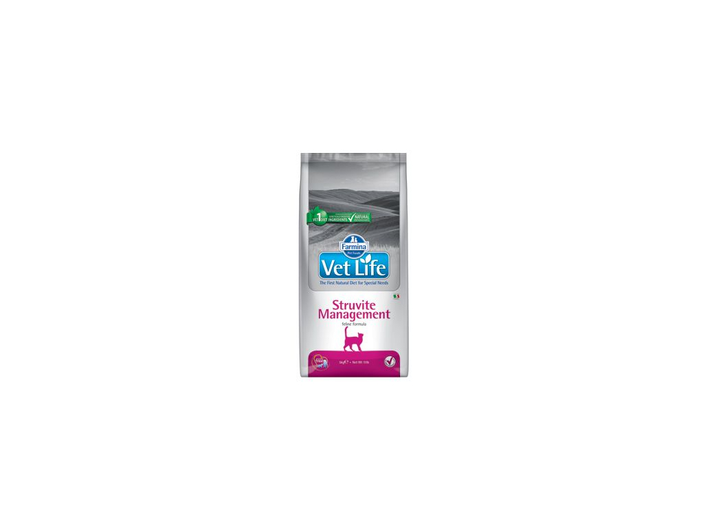 Vet Life Natural CAT Struvite Management 5kg z kategorie Chovatelské potřeby a krmiva pro kočky > Krmivo a pamlsky pro kočky > Veterinární diety pro kočky