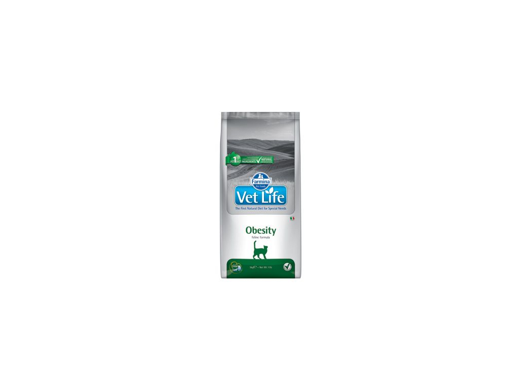Vet Life Natural CAT Obesity 10kg z kategorie Chovatelské potřeby a krmiva pro kočky > Krmivo a pamlsky pro kočky > Veterinární diety pro kočky