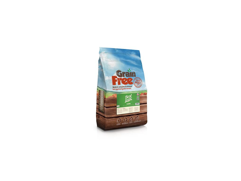 Best Breeder Grain Free Lamb, Sweet Potato & Mint 2 kg z kategorie Chovatelské potřeby a krmiva pro psy > Krmiva pro psy > Granule pro psy