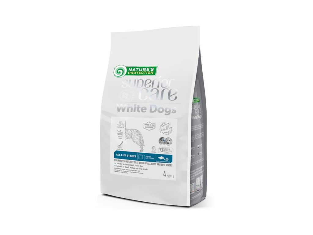 Nature's Protection Superior Care Dog Dry White Dogs White Fish 4 kg z kategorie Chovatelské potřeby a krmiva pro psy > Krmiva pro psy > Granule pro psy