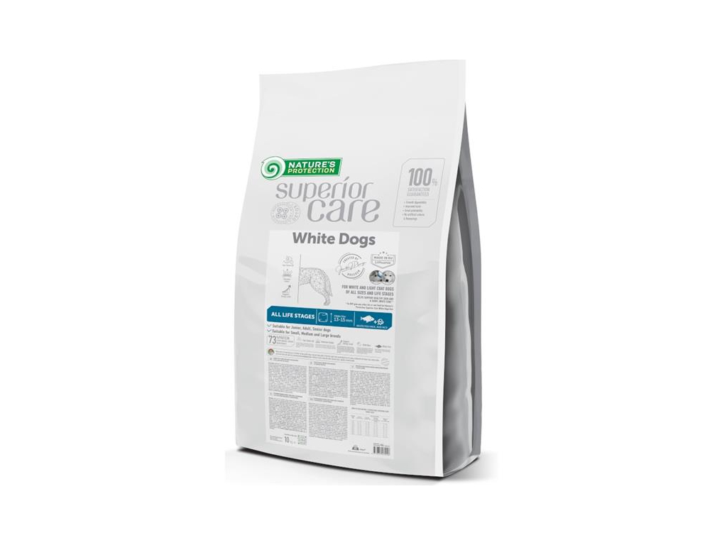 Nature's Protection Superior Care Dog Dry White Dogs White Fish 10 kg z kategorie Chovatelské potřeby a krmiva pro psy > Krmiva pro psy > Granule pro psy