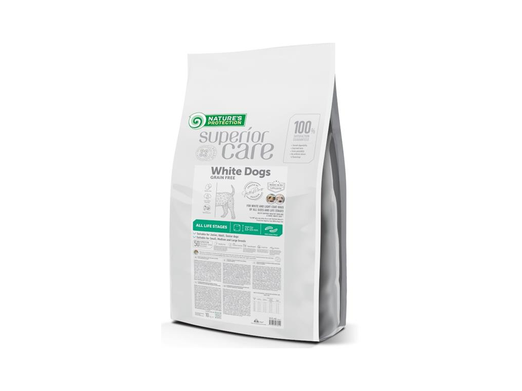 Nature's Protection Superior Care Dog Dry White Dogs Grain Free Insect 4 kg z kategorie Chovatelské potřeby a krmiva pro psy > Krmiva pro psy > Granule pro psy