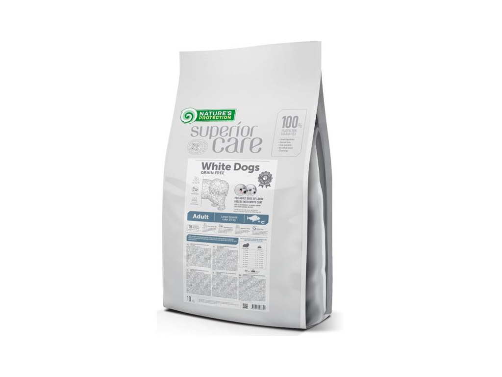 Nature's Protection Superior Care Dog Dry White Dogs Large Breeds Grain Free White Fish 1,5 kg z kategorie Chovatelské potřeby a krmiva pro psy > Krmiva pro psy > Granule pro psy