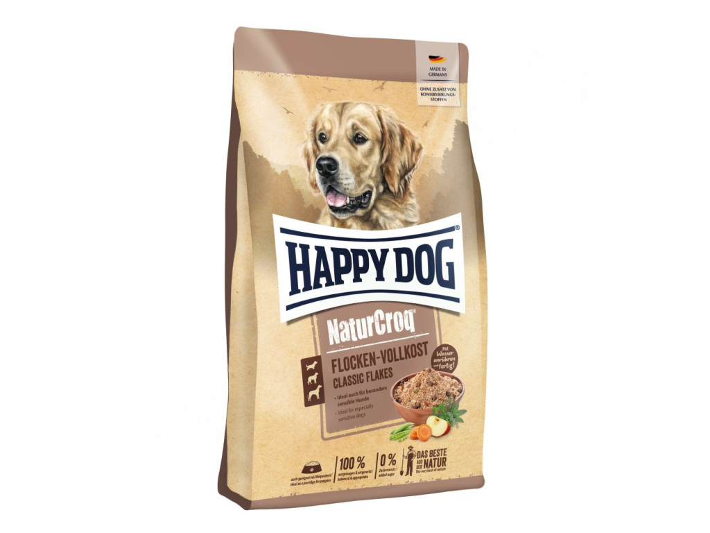 Happy Dog Flocken Vollkost 10 kg z kategorie Chovatelské potřeby a krmiva pro psy > Krmiva pro psy > Granule pro psy
