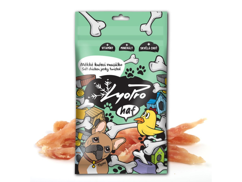 LyoPro haf - sušené měkké kuřecí masíčko 70g z kategorie Chovatelské potřeby a krmiva pro psy > Pamlsky pro psy > Pamlsky sušené mrazem pro psy