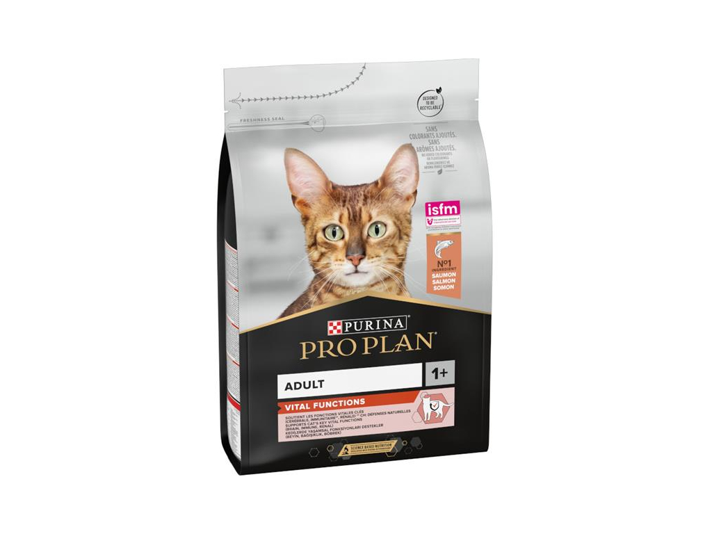 Pro Plan Cat Adult Vital Functions losos 3 kg z kategorie Chovatelské potřeby a krmiva pro kočky > Krmivo a pamlsky pro kočky > Granule pro kočky