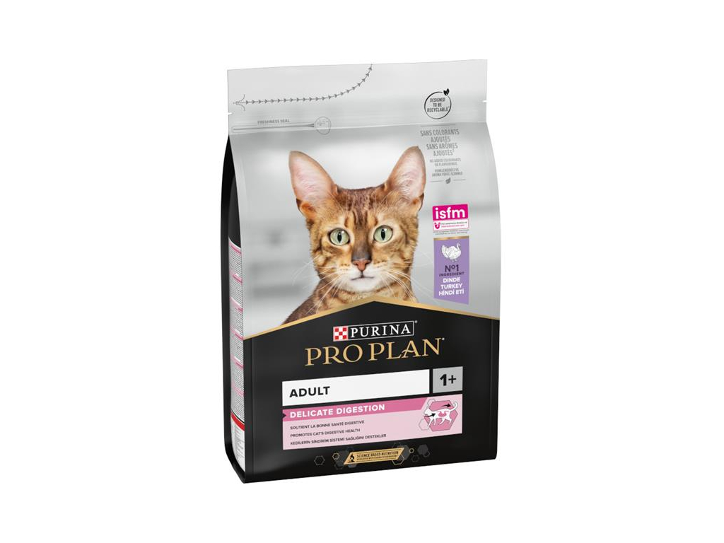 Pro Plan Cat Adult Delicate Digestion krůta 3 kg z kategorie Chovatelské potřeby a krmiva pro kočky > Krmivo a pamlsky pro kočky > Granule pro kočky