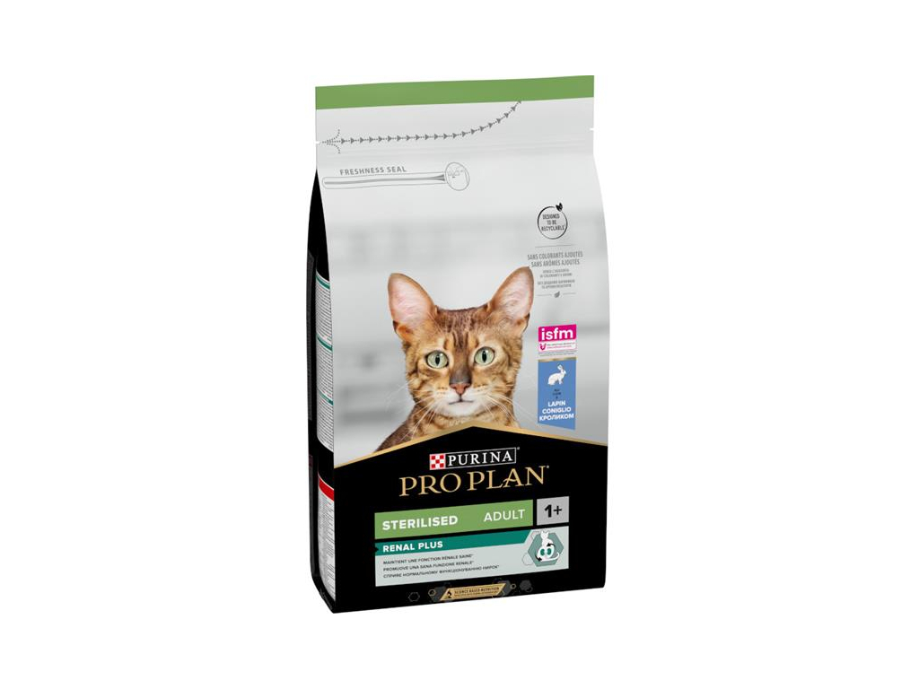 Pro Plan Cat Adult Sterilised Renal Plus králík 1,5 kg z kategorie Chovatelské potřeby a krmiva pro kočky > Krmivo a pamlsky pro kočky > Granule pro kočky