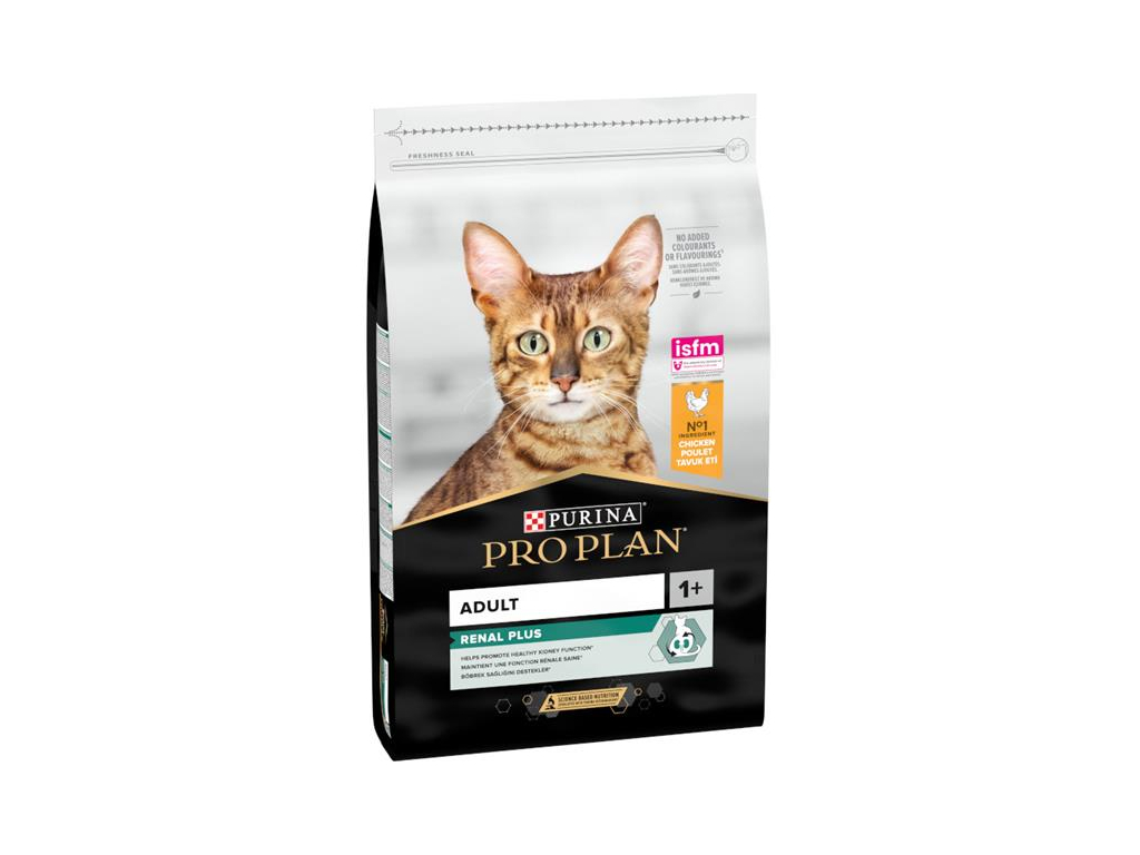 Pro Plan Cat Adult Renal Plus kuře 10 kg z kategorie Chovatelské potřeby a krmiva pro kočky > Krmivo a pamlsky pro kočky > Granule pro kočky