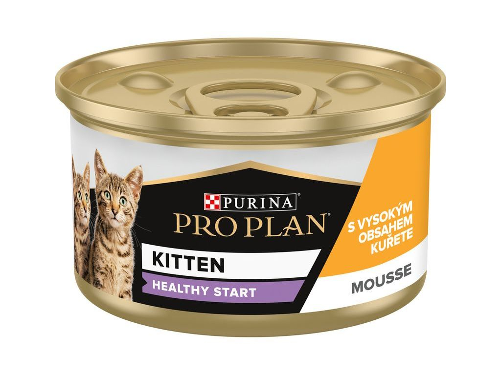 Pro Plan Cat konzerva Kitten kuře v paštice 85 g z kategorie Chovatelské potřeby a krmiva pro kočky > Krmivo a pamlsky pro kočky > Konzervy pro kočky