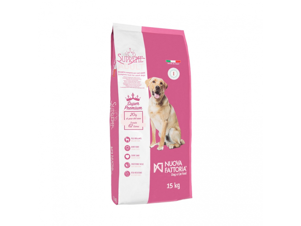 Nuova Fattoria Supreme Adult 2,5 kg z kategorie Chovatelské potřeby a krmiva pro psy > Krmiva pro psy > Granule pro psy