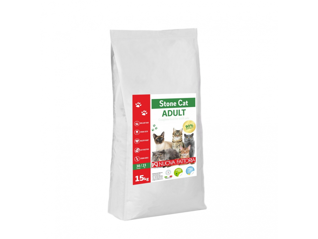 Nuova Fattoria Stone Cat 5 kg z kategorie Chovatelské potřeby a krmiva pro kočky > Krmivo a pamlsky pro kočky > Granule pro kočky