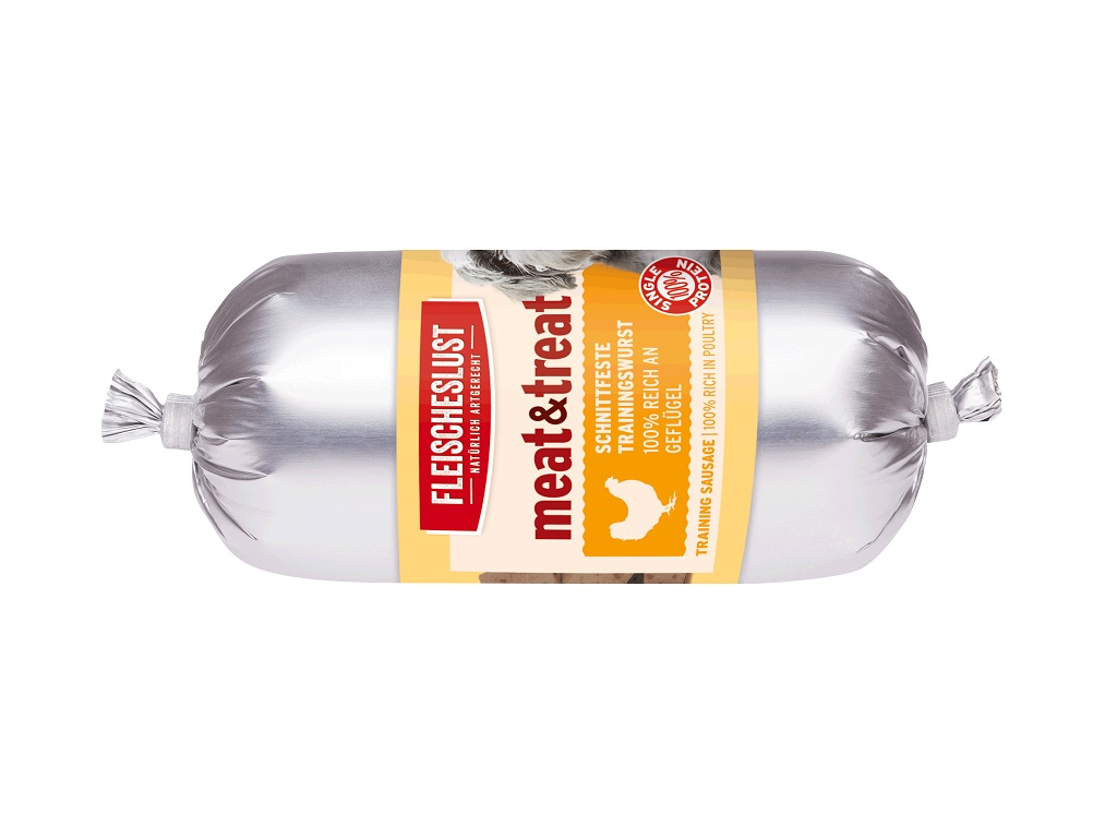 Meat & Treat tréninkový salámek Poultry 200g