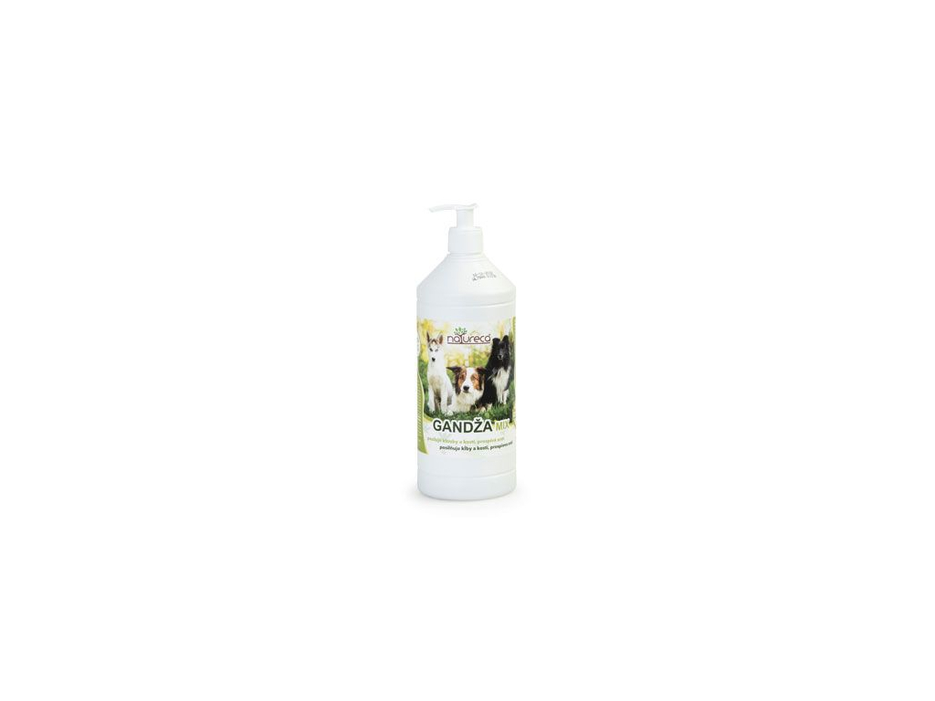 Natureca Gandža Mix 1l z kategorie Chovatelské potřeby a krmiva pro psy > Vitamíny a léčiva pro psy > Konopné a CBD produkty pro psy