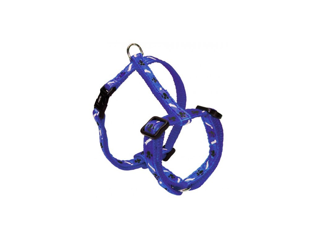 Nobby MINI textilní postroj XS-S 20-35cm / 10mm modrý z kategorie Chovatelské potřeby a krmiva pro psy > Obojky, vodítka a postroje pro psy > Postroje pro psy