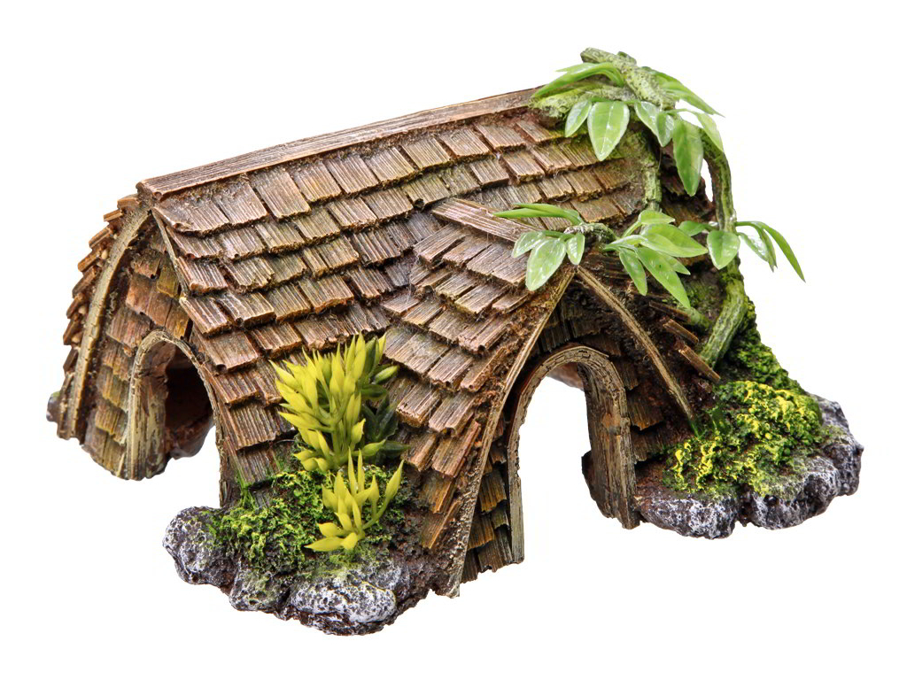 Nobby akvarijní dekorace chýše 15 x 14 x 8 cm z kategorie Akvaristické a teraristické potřeby > Dekorace do akvária > Rujny, hradby