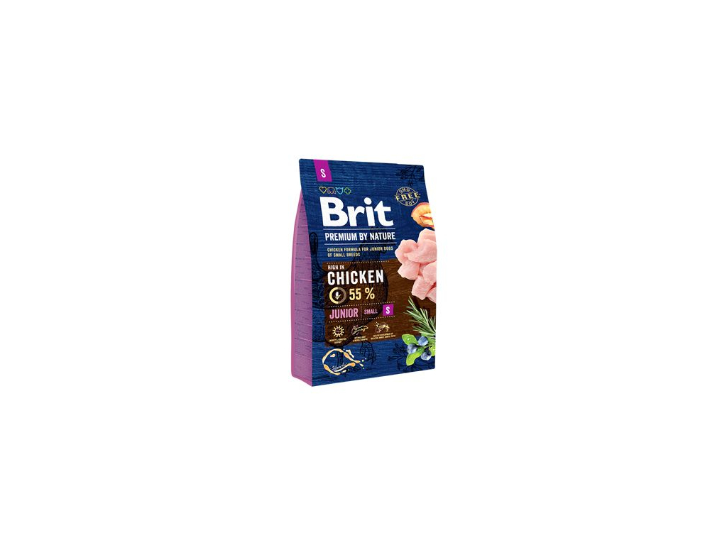 Brit Premium Dog by Nature Junior S 3kg z kategorie Chovatelské potřeby a krmiva pro psy > Krmiva pro psy > Granule pro psy