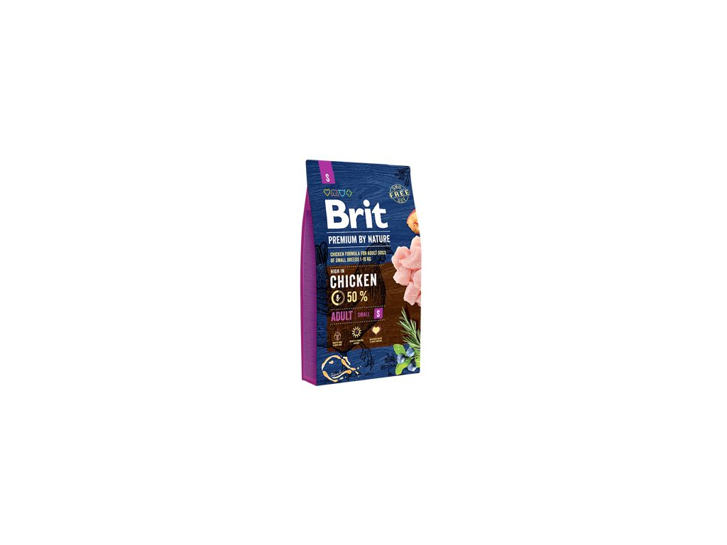 Brit Premium Dog by Nature Adult S 8kg z kategorie Chovatelské potřeby a krmiva pro psy > Krmiva pro psy > Granule pro psy