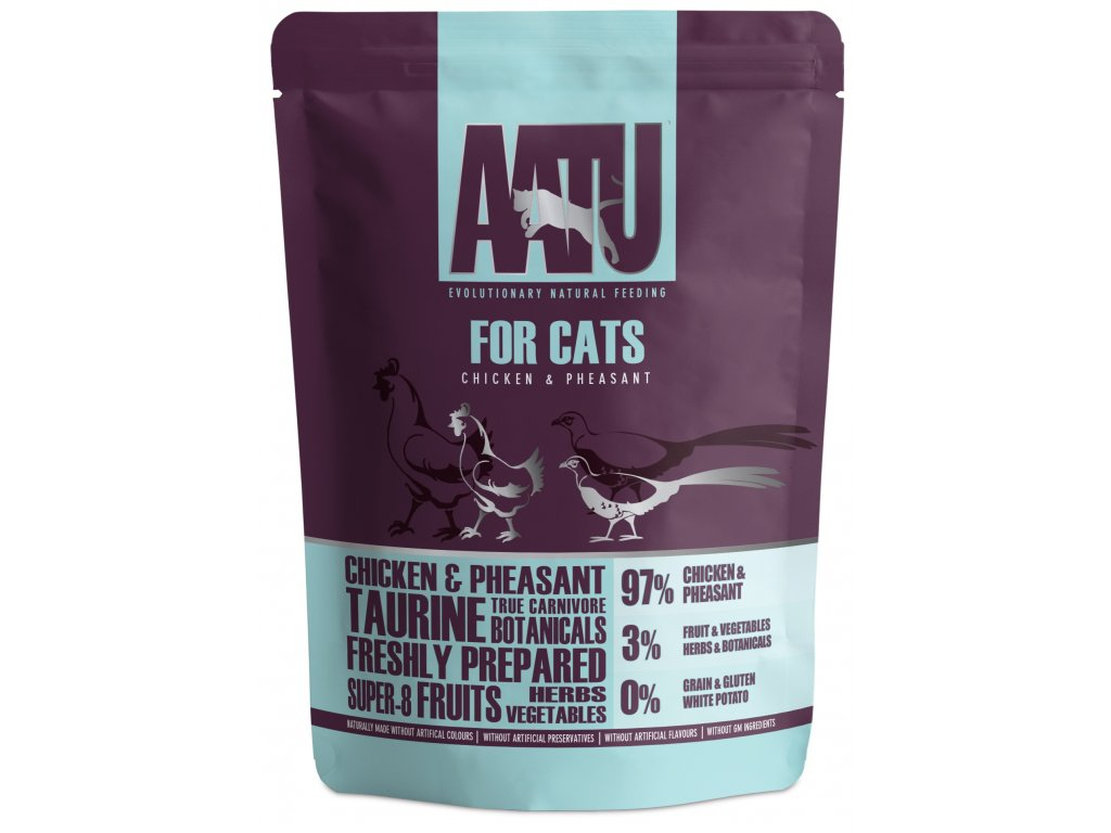 AATU Cat Chicken n Pheasant kapsička 85g z kategorie Chovatelské potřeby a krmiva pro kočky > Krmivo a pamlsky pro kočky > Kapsičky pro kočky