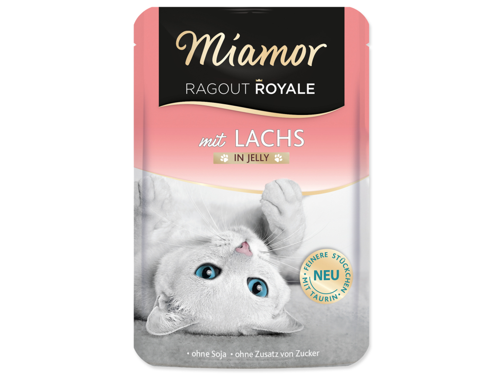 Miamor Ragout Royale kapsička losos v želé 100g z kategorie Chovatelské potřeby a krmiva pro kočky > Krmivo a pamlsky pro kočky > Kapsičky pro kočky