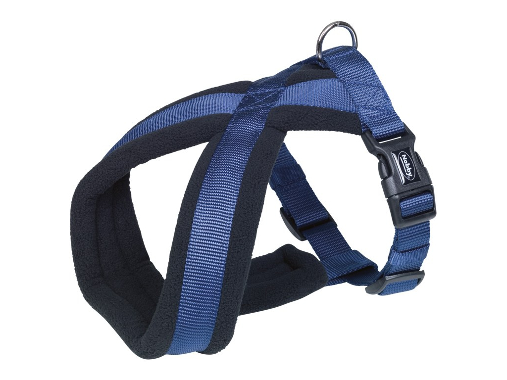 Nobby CLASSIC COMFORT postroj do X 70-100cm modrá z kategorie Chovatelské potřeby a krmiva pro psy > Obojky, vodítka a postroje pro psy > Postroje pro psy