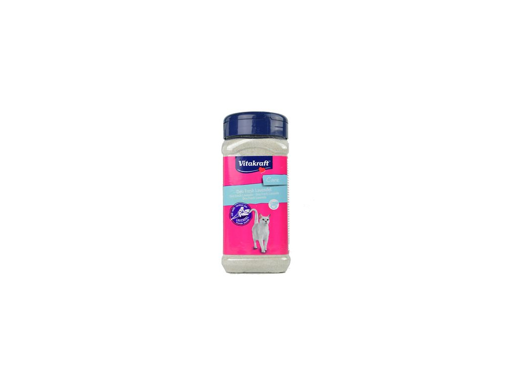 Vitakraft Cat For you Deo Fresh Levandule grn. 720g z kategorie Chovatelské potřeby a krmiva pro kočky > Toalety, steliva pro kočky > Odstraňovače zápachu koček